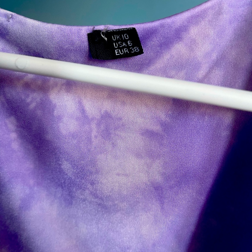 Pretty little thing tie dye crop top